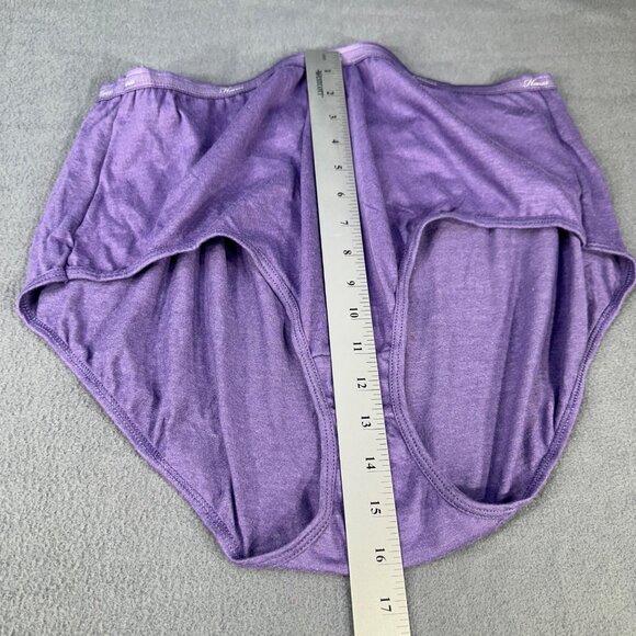 Hanes Womens Size 12 Panty Brief Full Coverage Purple New Without Tags - Picture 5 of 6